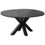 ESSTISCH in Holzwerkstoff 130-170/130-170/77,5 cm  - Graphitfarben/Schwarz, KONVENTIONELL, Holzwerkstoff (130-170/130-170/77,5cm) - Hom`in