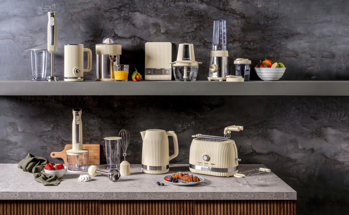 SJECKALICA UNIVERZALNA Sous Chef  - krem, Basics, staklo/plastika (1l) - GUZZINI