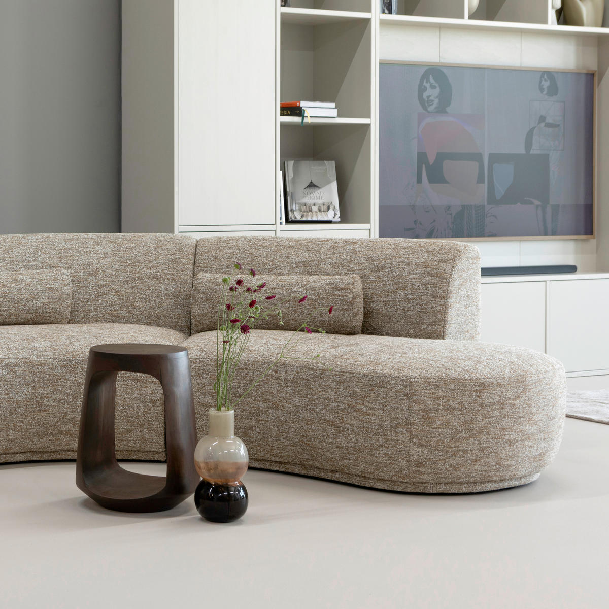 BEISTELLTISCH in Holz 33/33/45 cm  - Walnussfarben, MODERN, Holz (33/33/45cm) - Livetastic