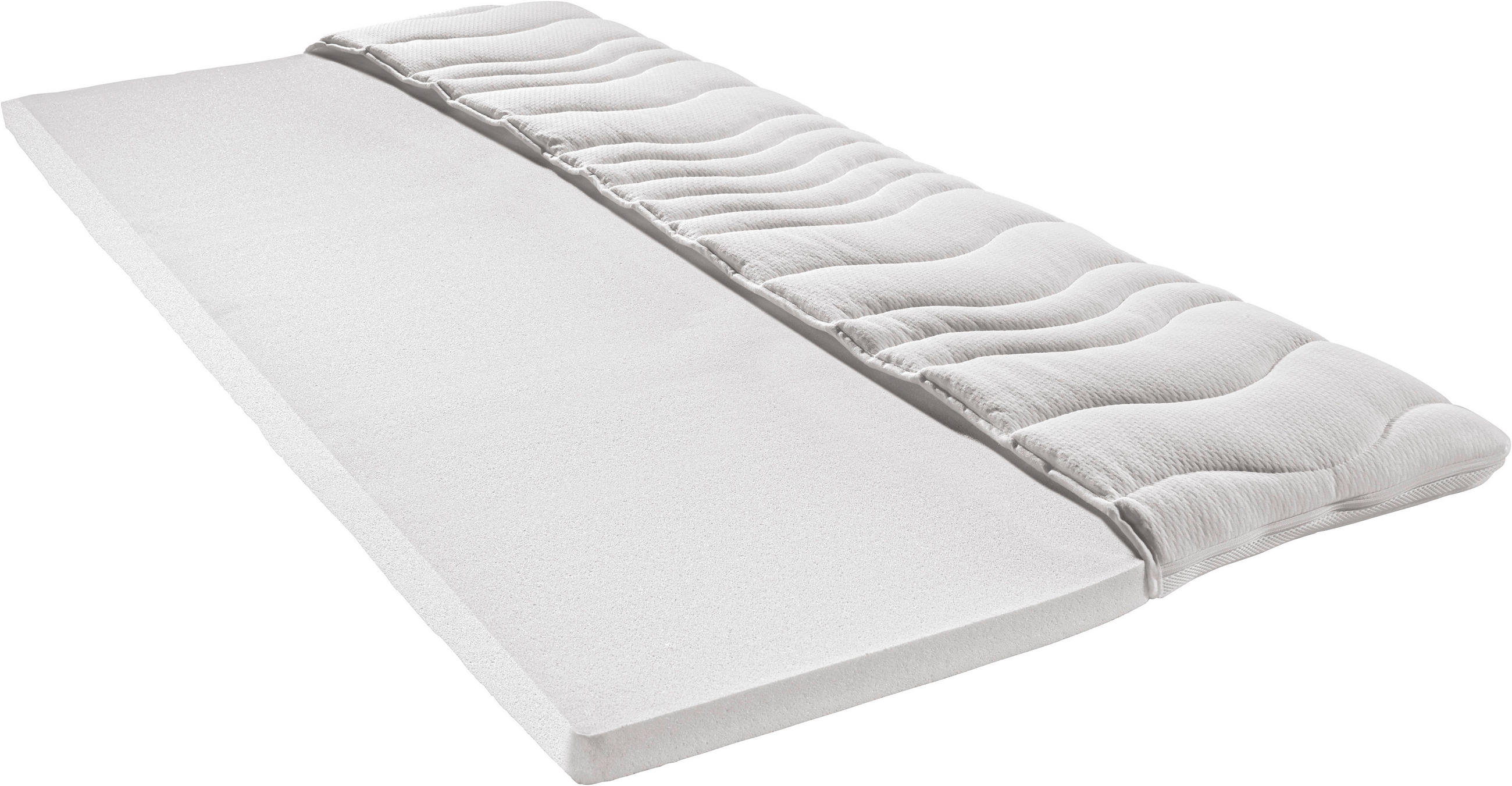 TOPPER 200/220 cm Höhe ca.  - Weiß, Basics, Textil (200/220cm) - Sleeptex