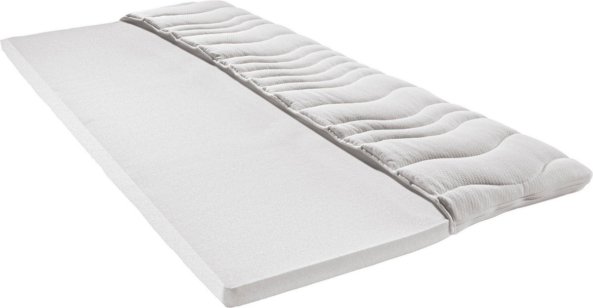 TOPPER 200/200 cm Höhe ca.  - Weiss, Basics, Textil (200/200cm) - Sleeptex
