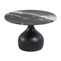 COUCHTISCH in Stein 60/60/41 cm  - Schwarz, Design, Stein/Metall (60/60/41cm) - MID.YOU
