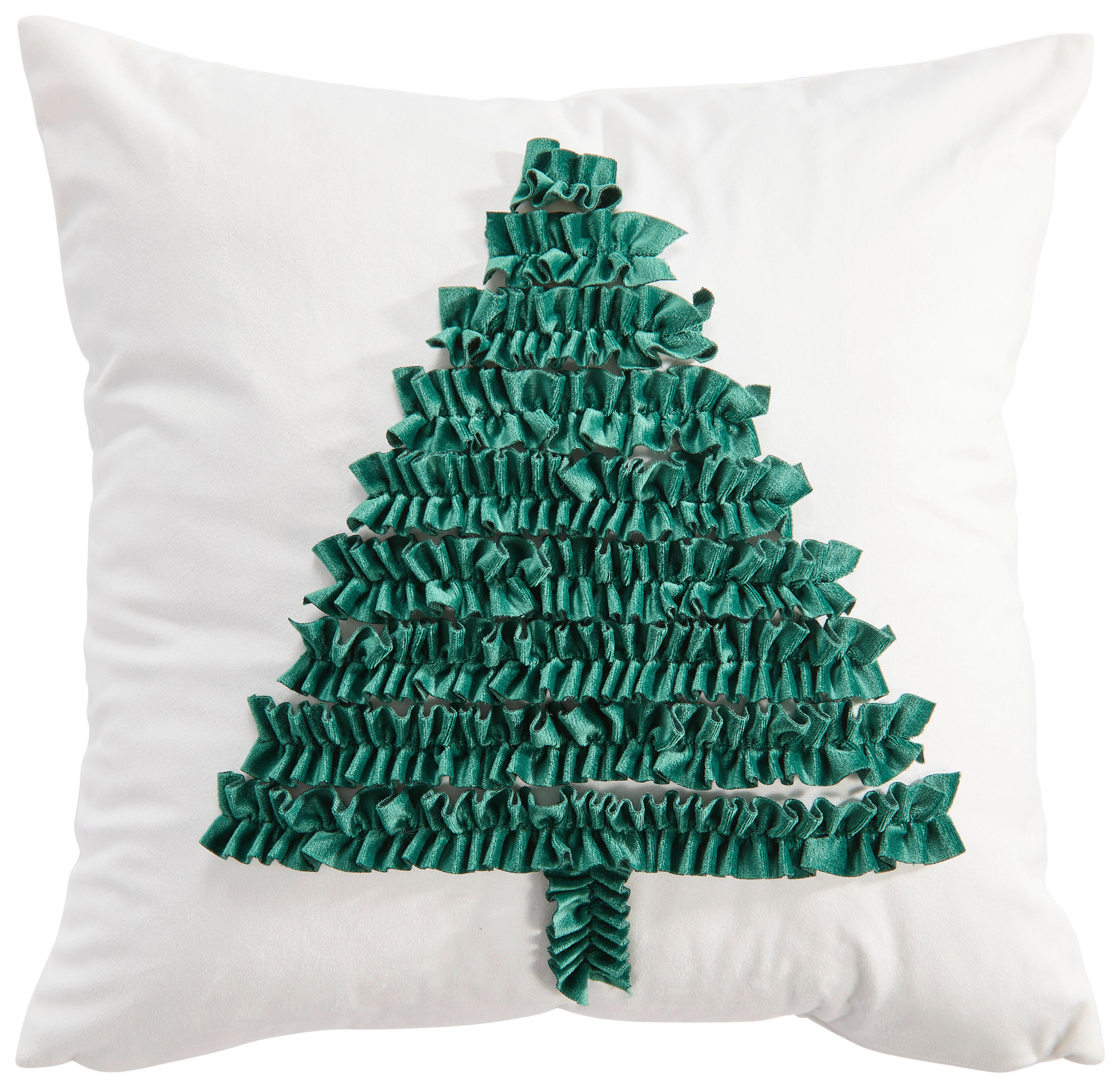 KISSENBEZUG 45/45 cm  - Weiß, KONVENTIONELL, Textil (45/45cm) - X-Mas