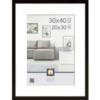 RÁM NA OBRAZY, 1 foto 30 cm x 40 cm - čierna, Basics, plast (32/42/2,5cm)