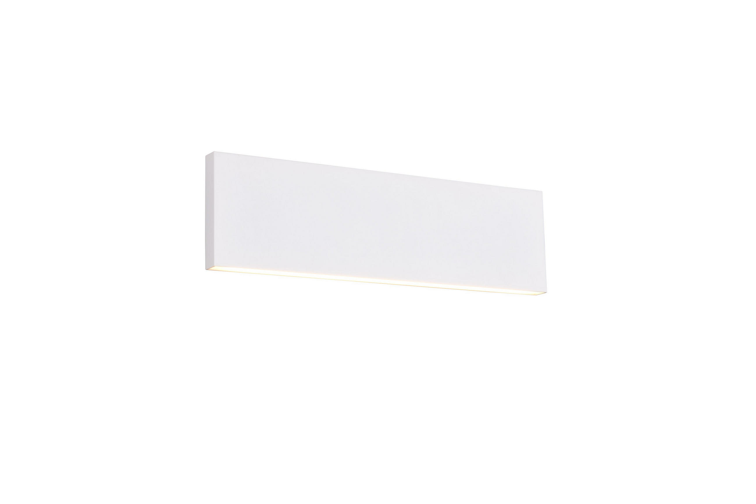 LED-WANDLEUCHTE - Weiss, Design, Kunststoff/Metall (28/8/4,5cm) - Novel