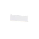 LED-WANDLEUCHTE 28/8/4,5 cm  - Weiß, Design, Kunststoff/Metall (28/8/4,5cm) - Novel