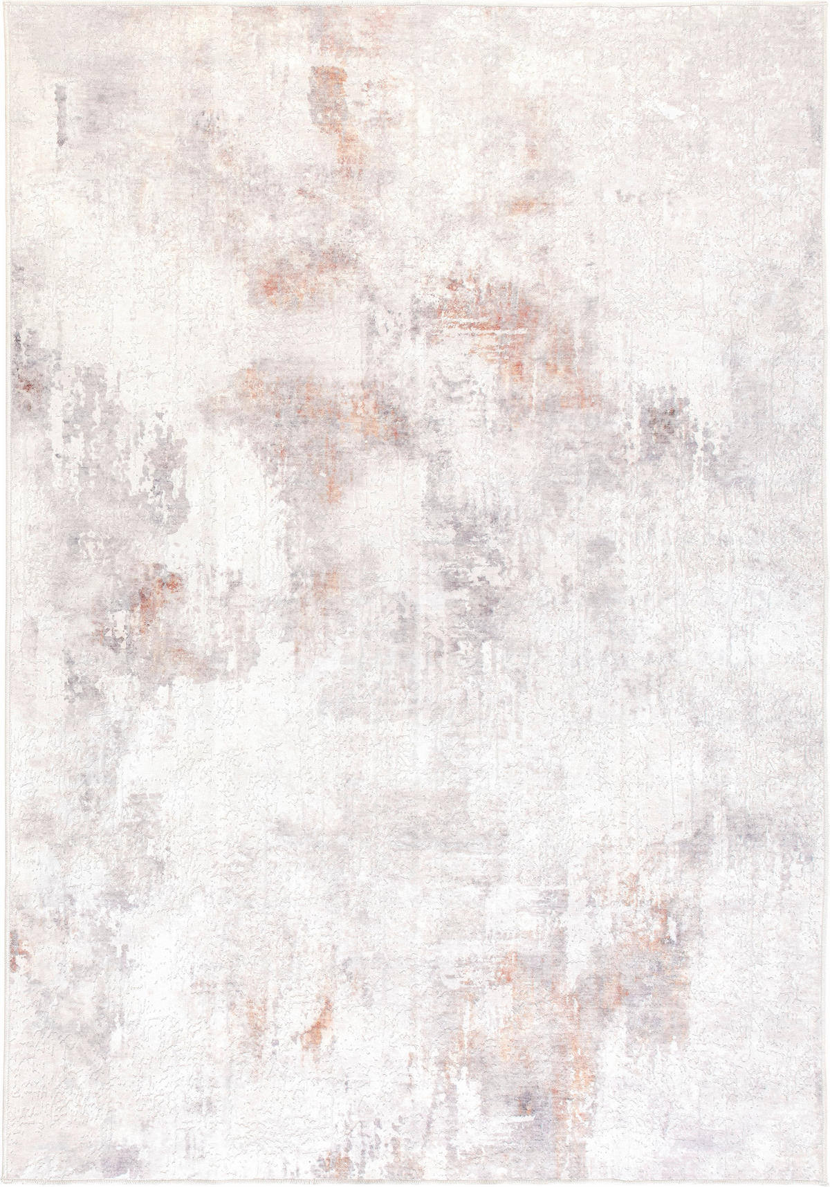 VINTAGE-TEPPICH 160/230 cm ONDEA JORG Hellgrau, Rostfarben, Grauweiß  - Rostfarben/Hellgrau, Basics, Kunststoff/Textil (160/230cm) - Lindorug