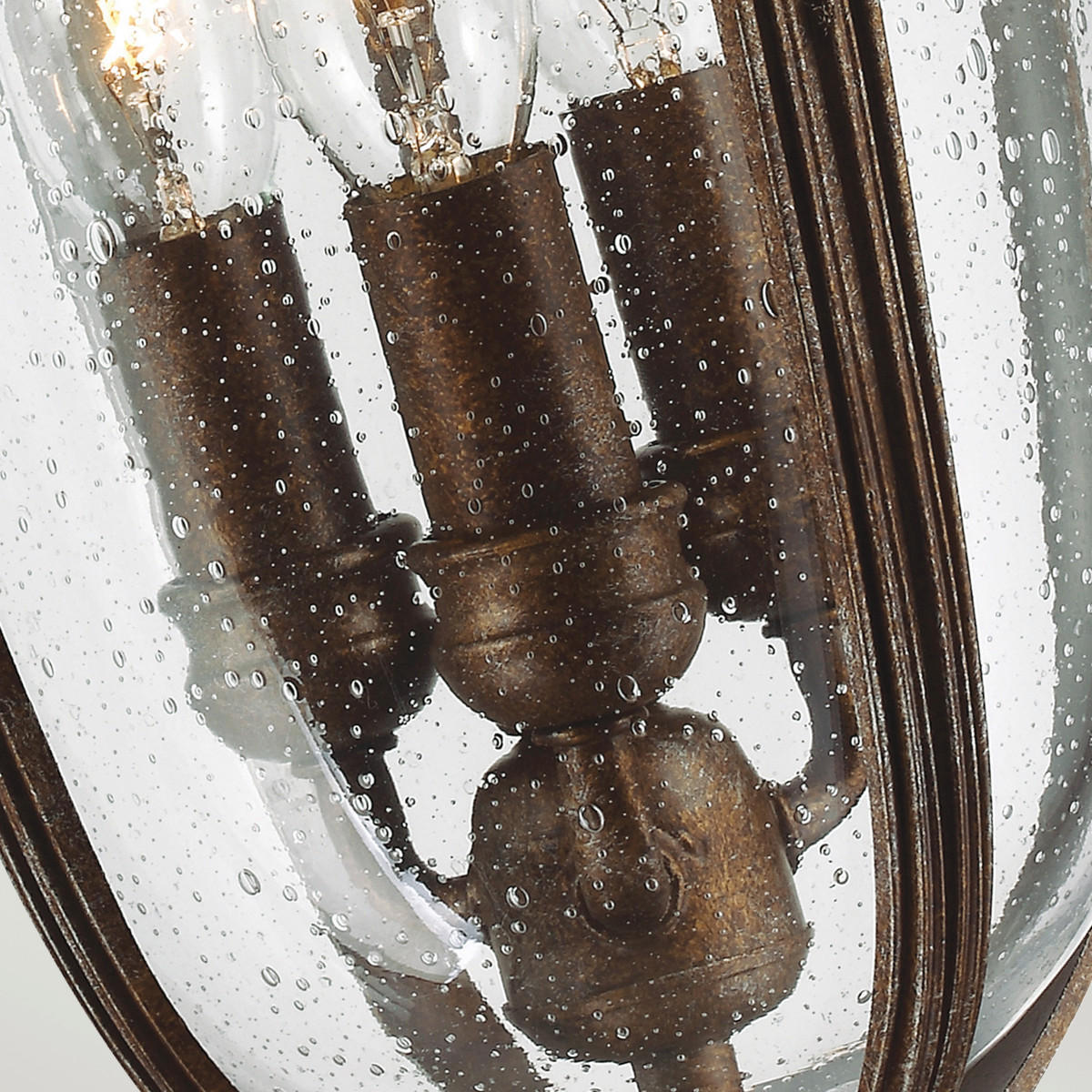 AUSSENHÄNGELEUCHTE - Bronzefarben, Basics, Glas/Metall (21.6/58cm) - Elstead Lighting