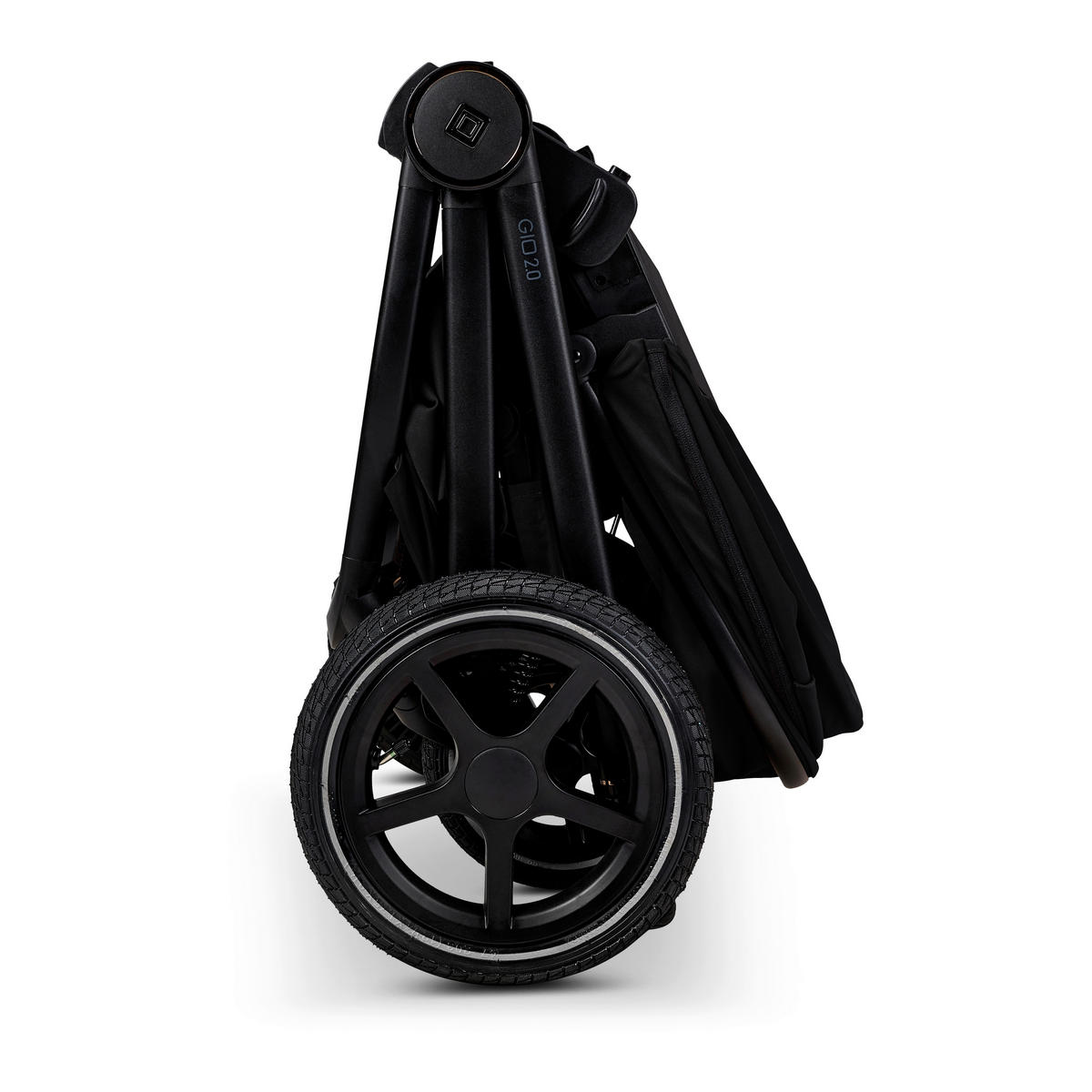KOMBIKINDERWAGEN  Gio 2.0  Onyx  - Schwarz, Basics (84/61/114cm) - Moon