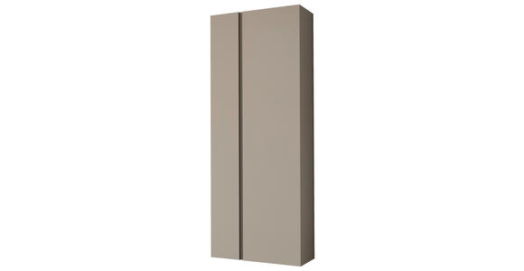 GARDEROBENSCHRANK Gardasee in 60/179/33 cm - Taupe/Anthrazit, Design, Holzwerkstoff (60/179/33cm) - Moderano