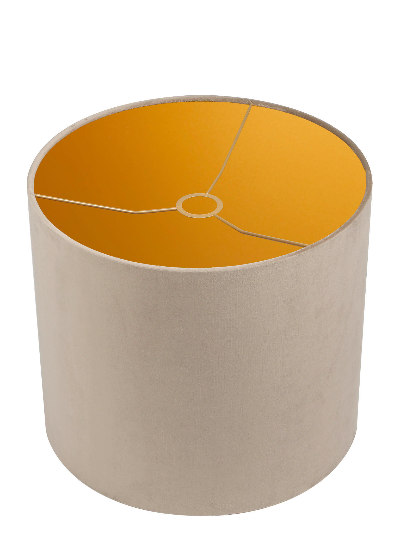 LEUCHTENSCHIRM 35/24 cm   - Taupe, Basics, Textil/Metall (35/24cm)