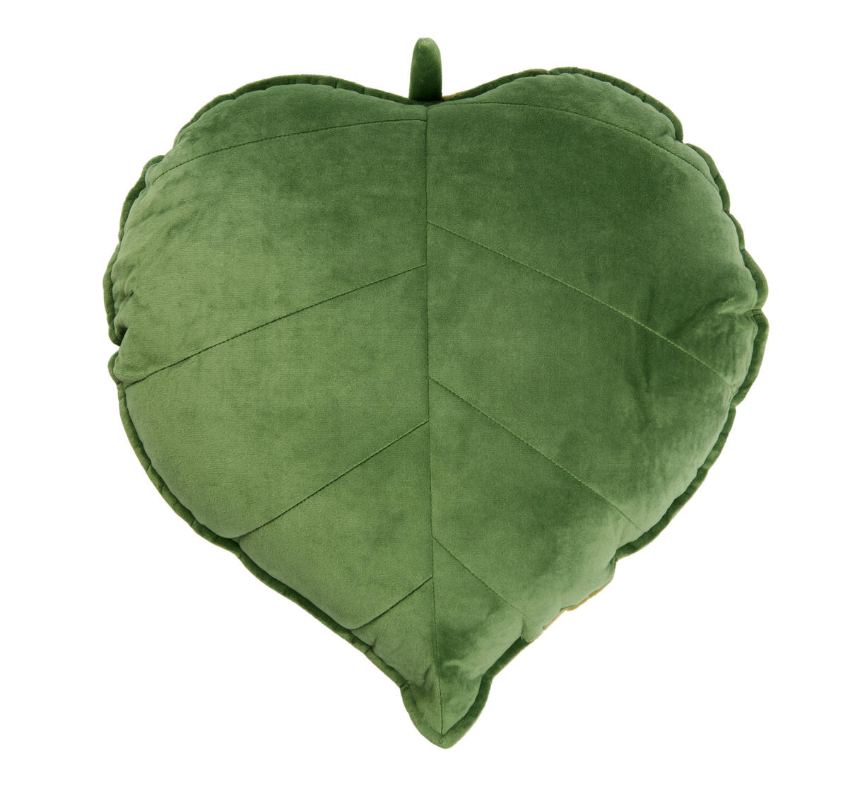 ZIERKISSEN Green leaf cushion 40/40 cm  - Grün, Basics, Textil (40/40cm) - Patinio