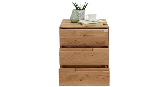 NACHTKÄSTCHEN in massiv Wildeiche Eichefarben - Eichefarben, Natur, Holz (50/58/40cm) - Valnatura