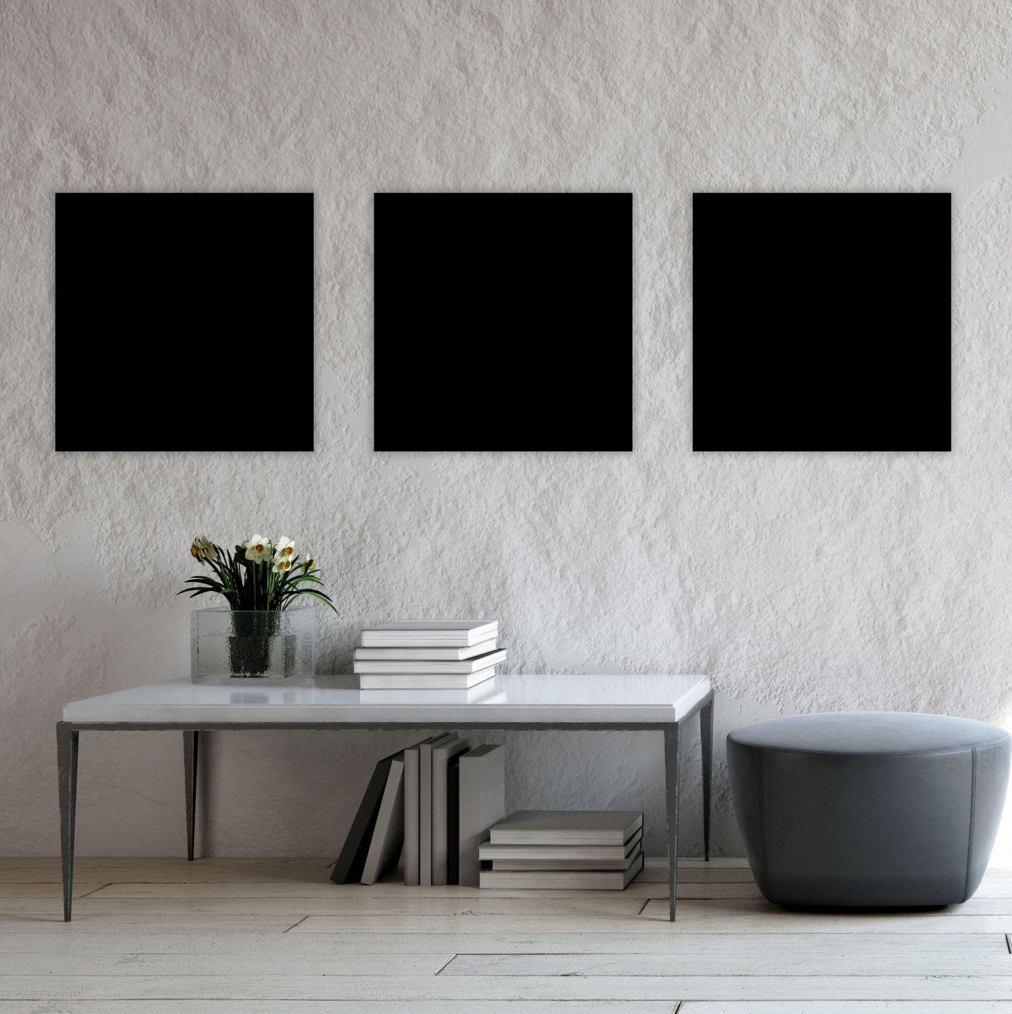AKUSTIKPANEEL Modular Wall System rPet 52/52/0,6 cm  - Dunkelgrau, KONVENTIONELL, Kunststoff/Textil (52/52/0,6cm) - Jangal
