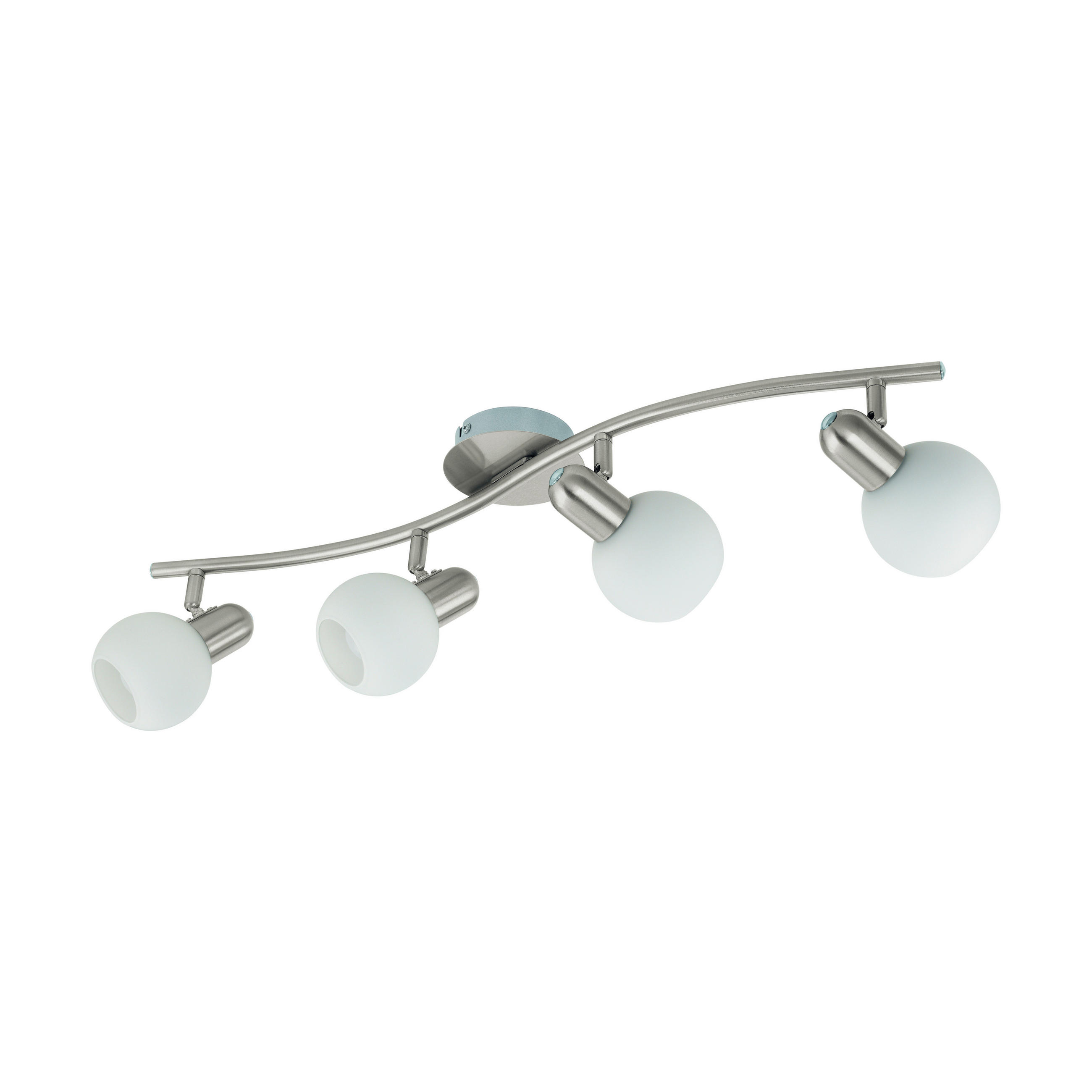 DECKENLEUCHTE COMBA  - Weiß/Nickelfarben, Basics, Metall (10,0/64,5cm) - Eglo