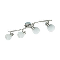 DECKENLEUCHTE COMBA  - Weiß/Nickelfarben, Basics, Metall (10,0/64,5cm) - Eglo