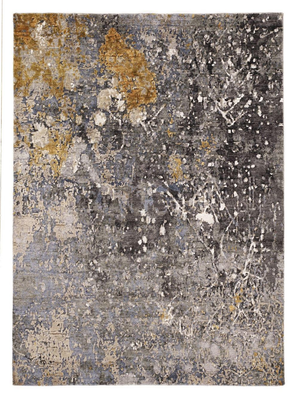 Cazaris Orientteppich Cosmic Illuminated Grau, Mehrfarbig 70x140 cm