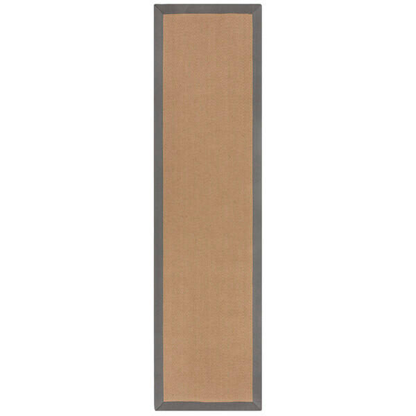 JUTETEPPICH 60/230 cm KIRA JUTE Grau, Naturfarben  - Naturfarben/Grau, KONVENTIONELL, Kunststoff/Textil (60/230cm)