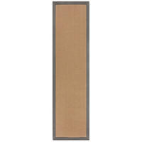 JUTETEPPICH 60/230 cm KIRA JUTE Grau, Naturfarben  - Naturfarben/Grau, KONVENTIONELL, Kunststoff/Textil (60/230cm)