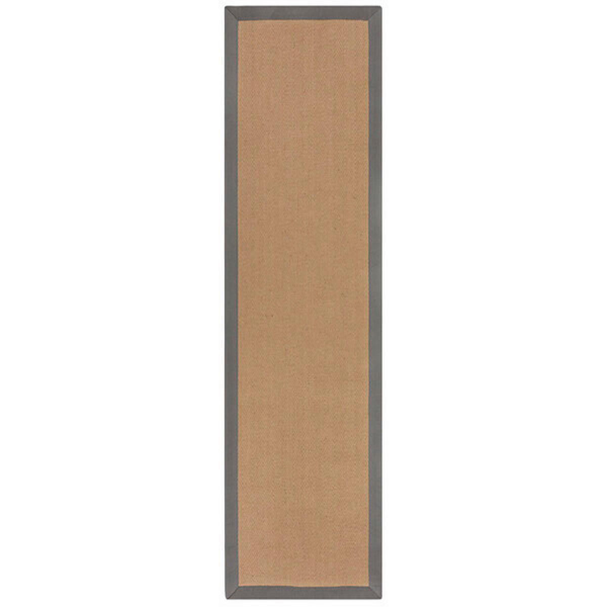 JUTETEPPICH 60/230 cm KIRA JUTE Grau, Naturfarben  - Naturfarben/Grau, KONVENTIONELL, Kunststoff/Textil (60/230cm)
