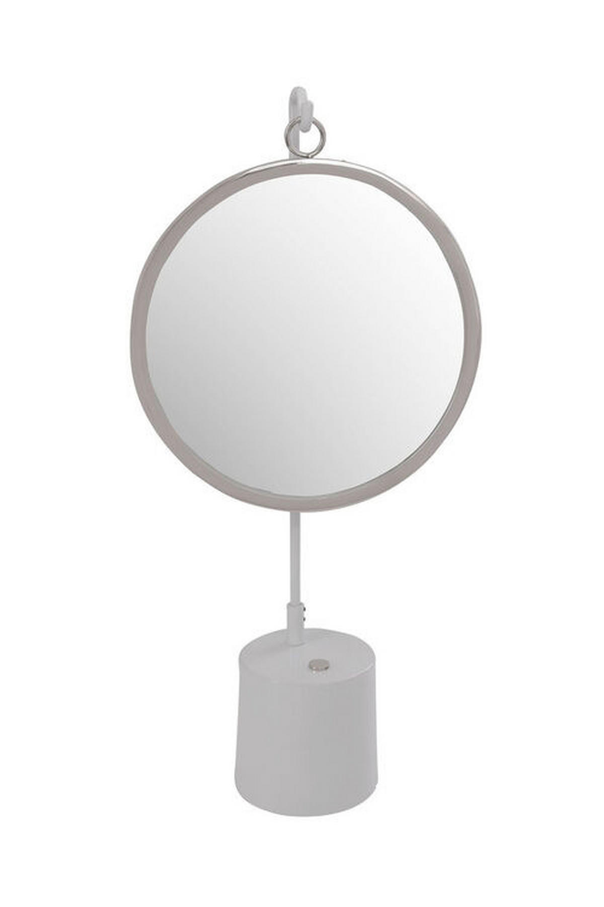 SMINKSPEGEL 30/65/13 cm  - vit/silver, Lifestyle, metall/glas (30/65/13cm) - Kayoom