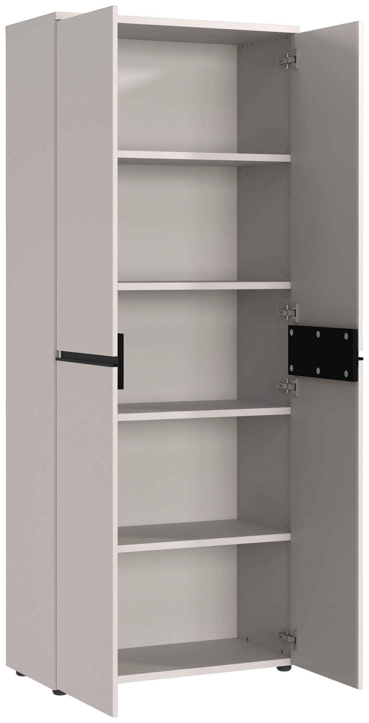 AKTENSCHRANK Kaschmir  - Kaschmir/Graphitfarben, MODERN, Holzwerkstoff (81/197/40cm) - Germania