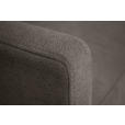 ECKSOFA Taupe Chenille - Taupe/Schwarz, KONVENTIONELL, Holz/Textil (159/221cm) - Carryhome