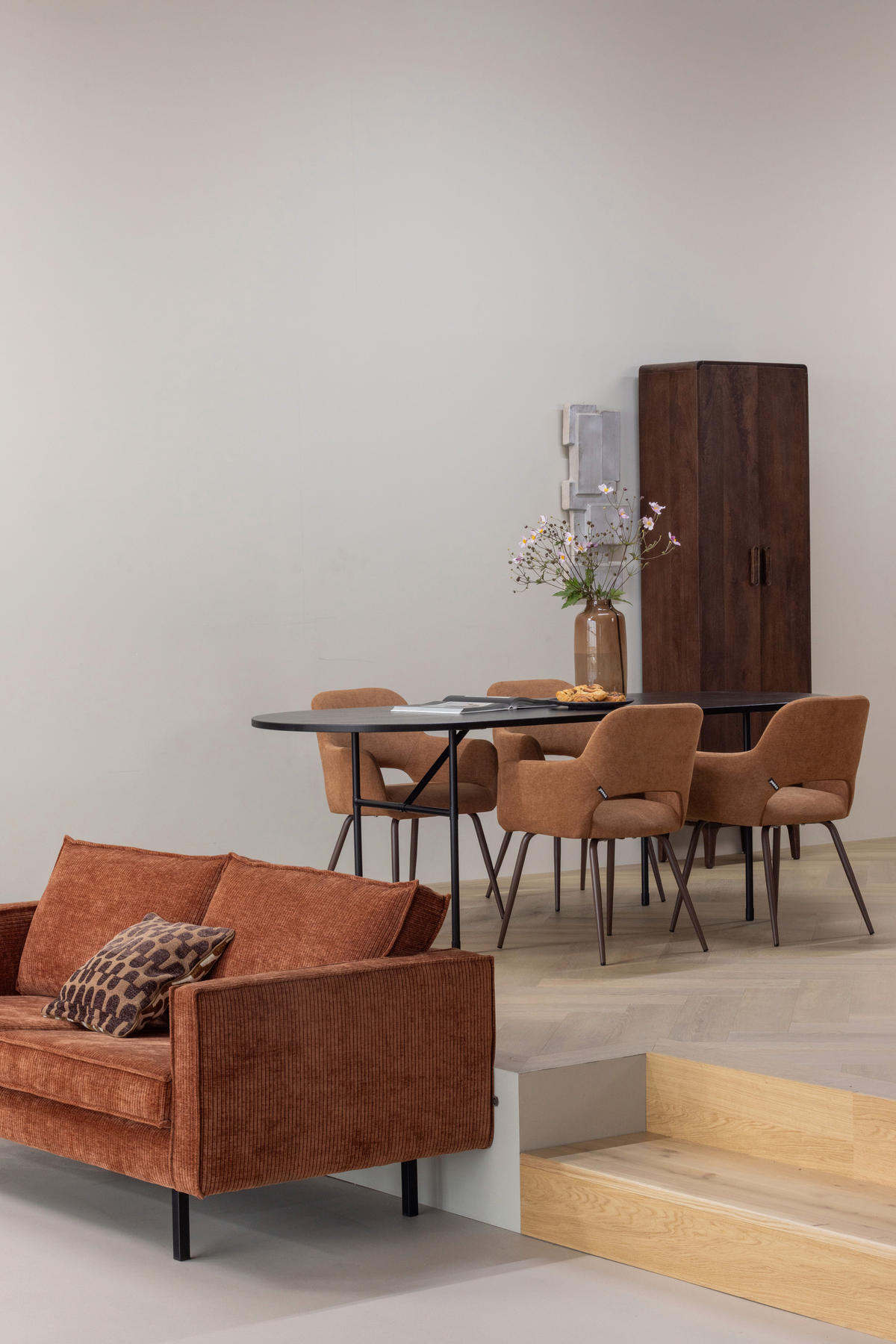 MEHRZWECKSCHRANK 60/200/35 cm  in Dunkelbraun  - Dunkelbraun, Design, Holz (60/200/35cm) - Livetastic