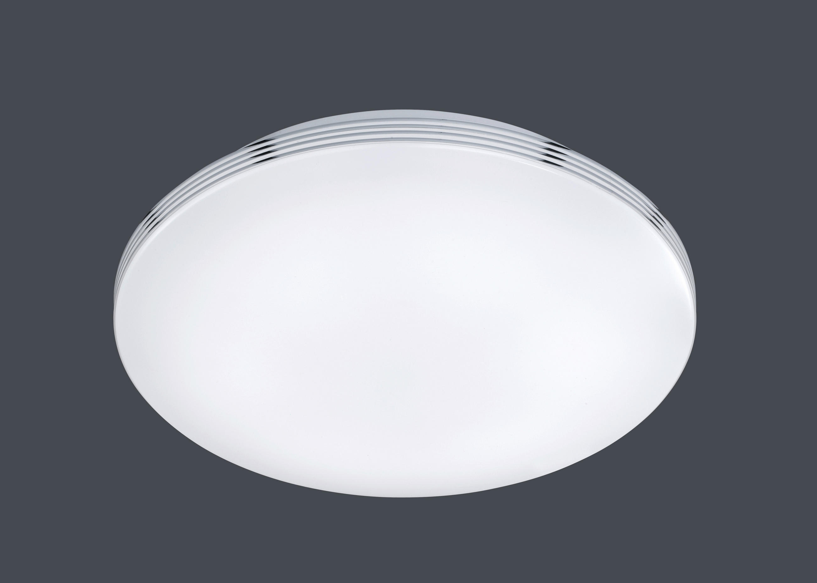 BADEZIMMER-DECKENLEUCHTE 24 W  41,0/10 cm    - Chromfarben/Weiß, Design, Kunststoff/Metall (41,0/10cm) - Trio Leuchten