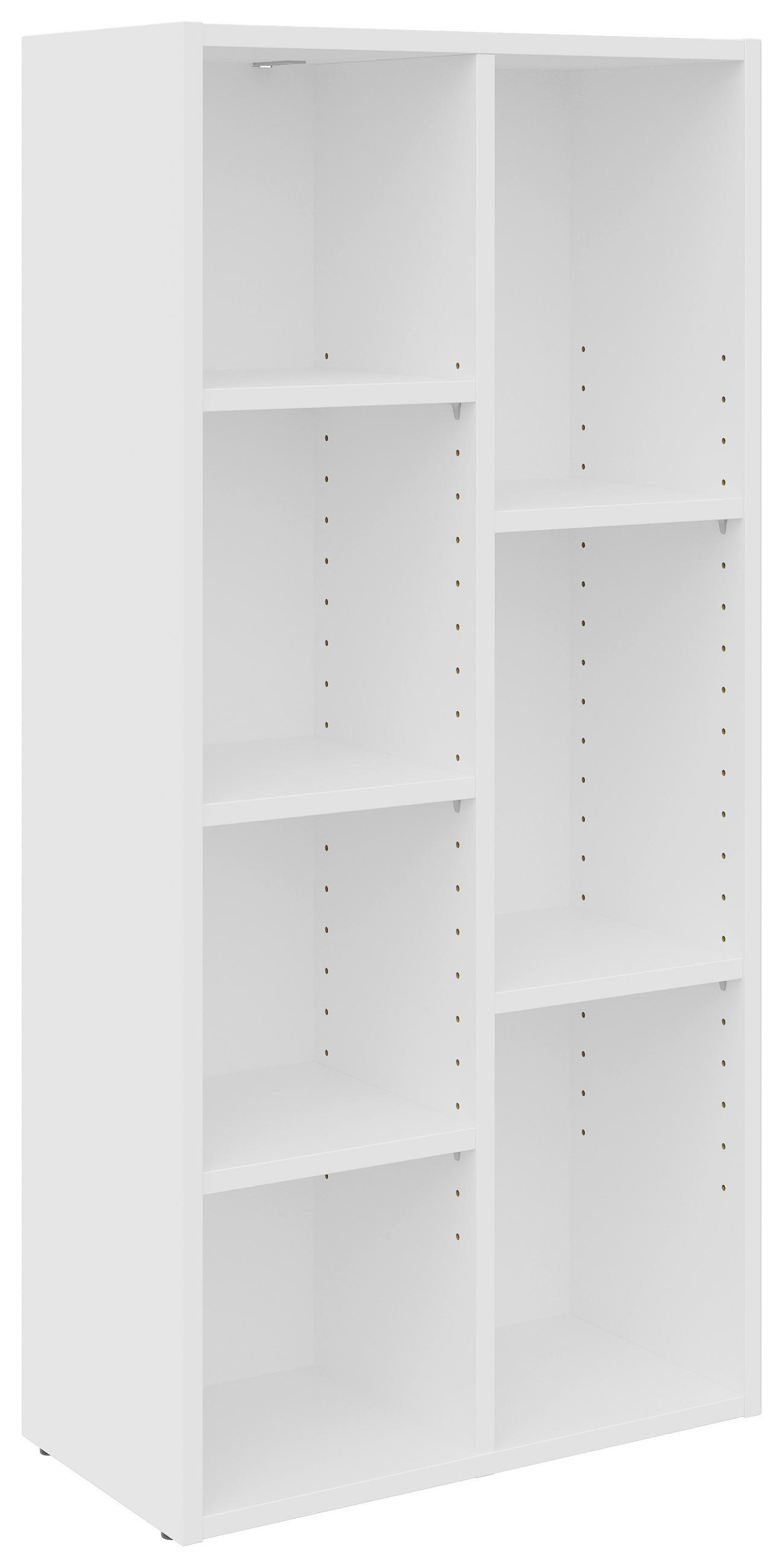 REGAL Weiß  - Weiß, Basics, Holzwerkstoff (50/106/26cm) - Boxxx