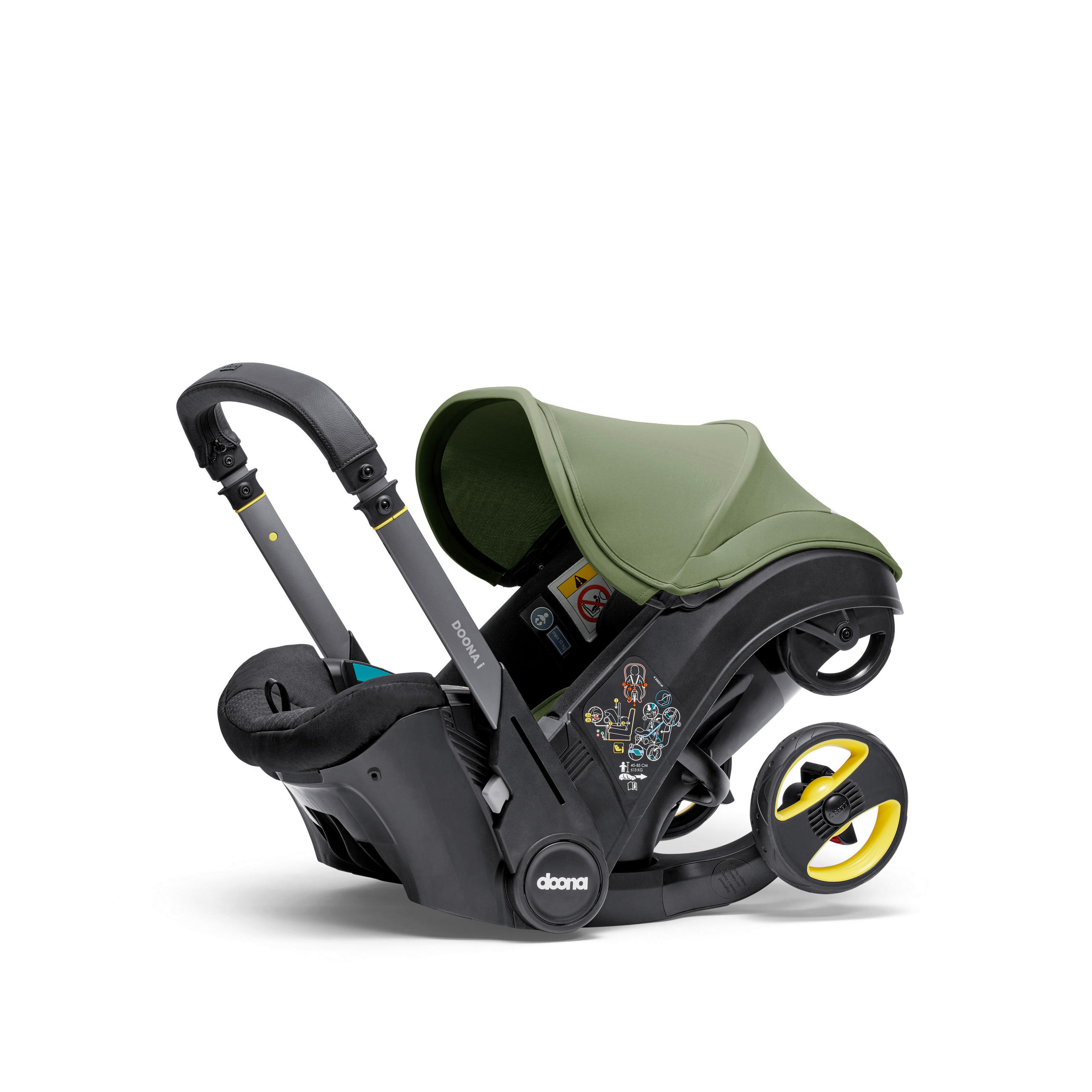 BABYSCHALE DOONA I DESERT GREEN   - Olivgrün, Basics, Kunststoff/Textil (73,4/42/47,7cm) - Doona