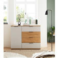 SIDEBOARD 120/96/38 cm  - Eichefarben/Hellgrau, Design, Holz/Holzwerkstoff (120/96/38cm) - Xora
