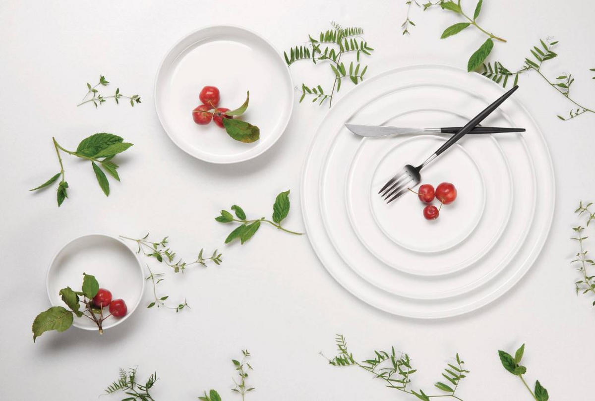 DESSERTTELLER Weiß 21 cm A TABLE OCO  - Weiß, Basics, Keramik (21cm) - ASA