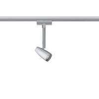 URAIL SCHIENENSYSTEM-STRAHLER - Chromfarben, Design, Metall (6,8/13,8/3,5cm) - Paulmann