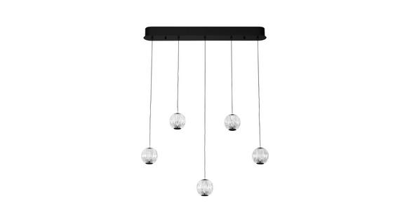 LED-HÄNGELEUCHTE 84/11/150 cm  - Klar, Design, Kunststoff/Metall (84/11/150cm) - Dieter Knoll