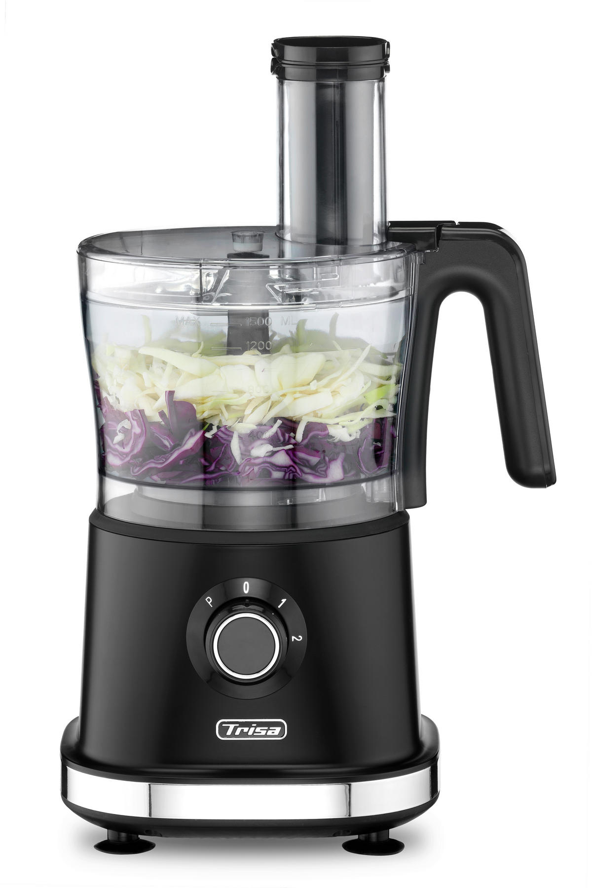 STANDMIXER  - Schwarz, Design, Kunststoff/Metall (25/20/38cm) - Trisa Electronics