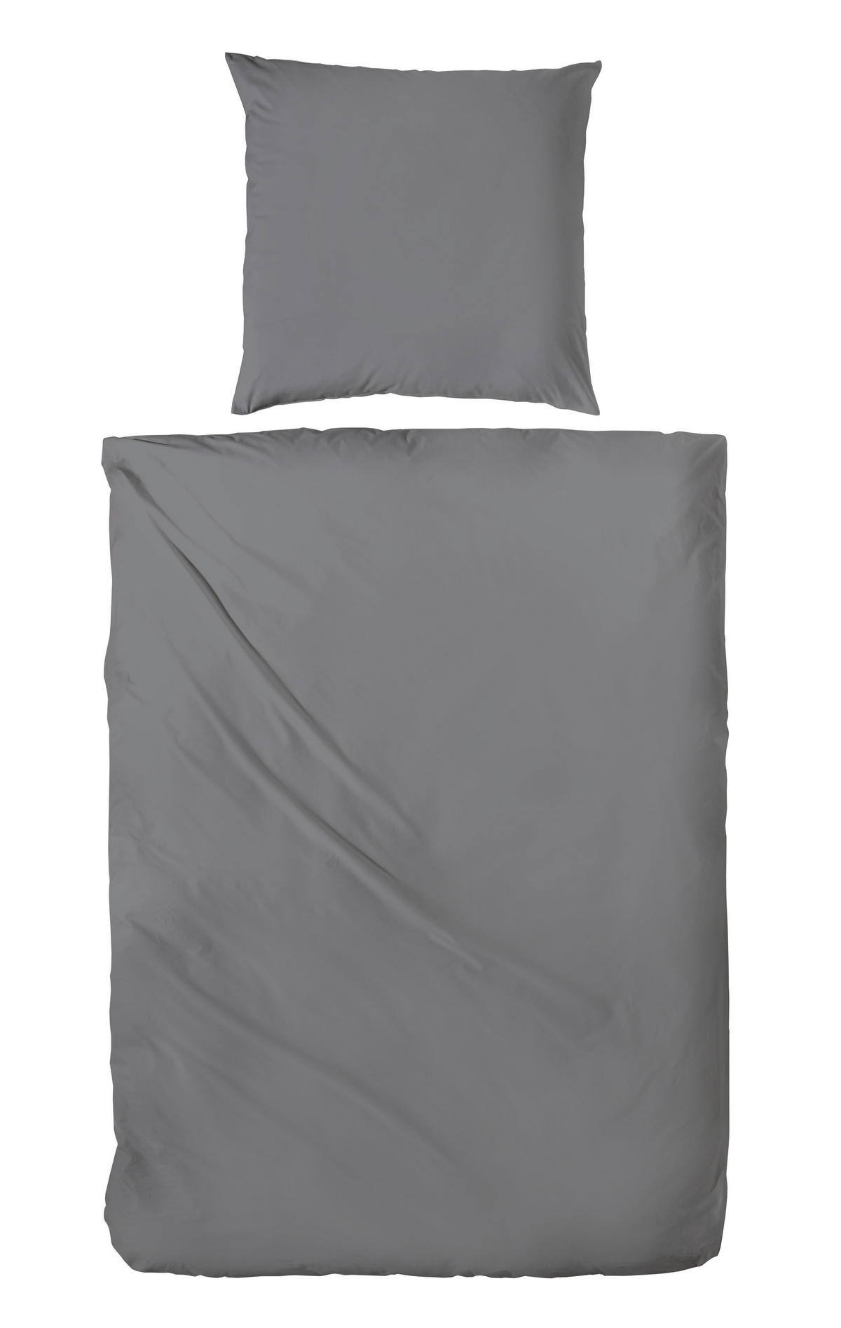 BETTWÄSCHE Renforcé 200/200 cm  - Anthrazit, Basics, Textil (200/200cm)