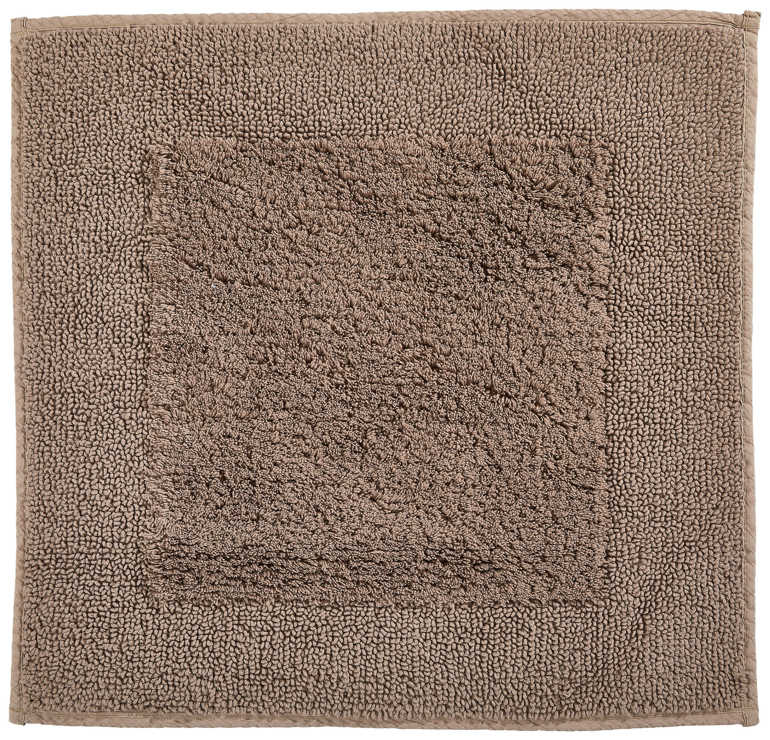 BADEMATTE Taupe 60/60 cm  - Taupe, Textil (60/60cm) - Dieter Knoll