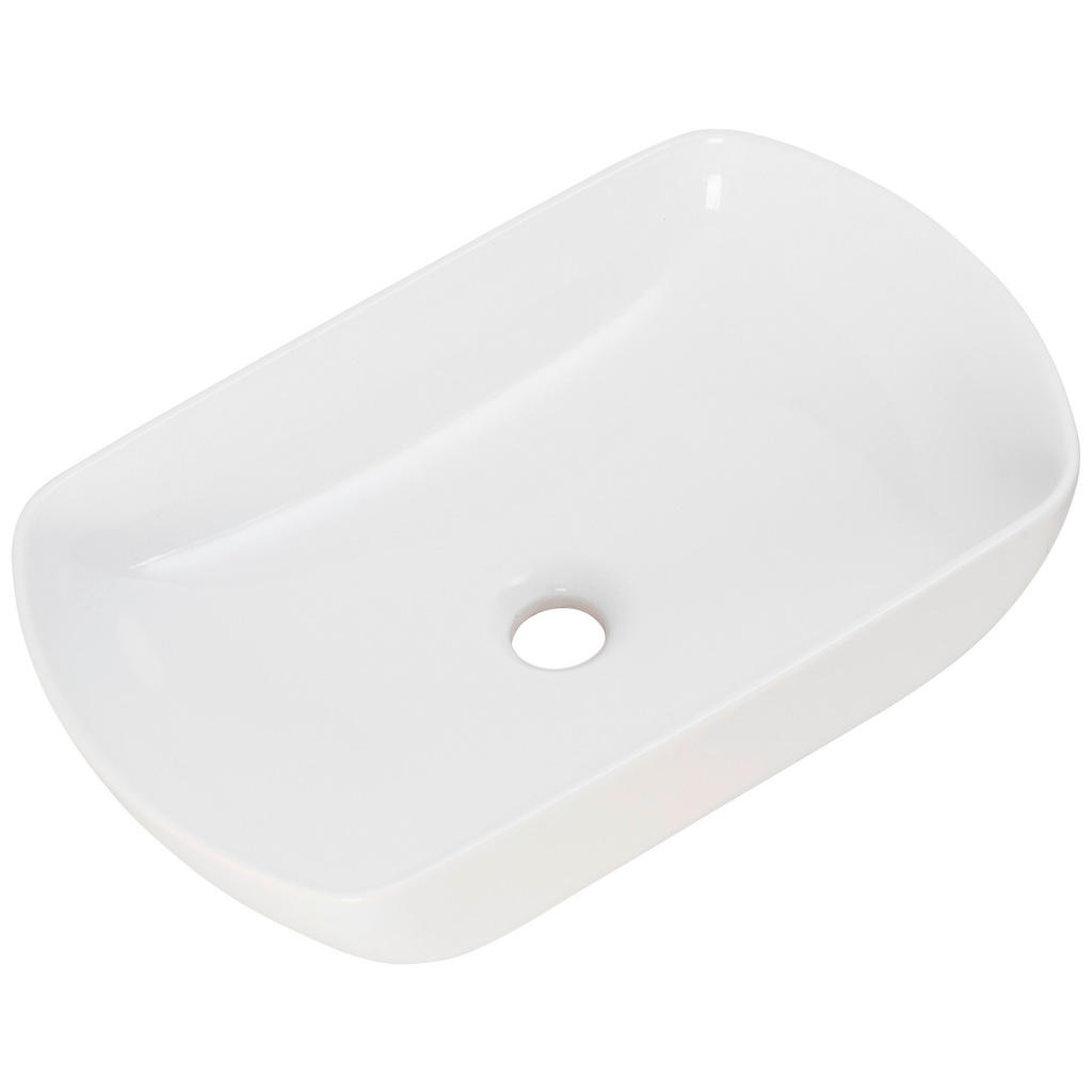 Aufsatzwaschbecken New York Bxhxt: 50x12,5x31,5 Cm Weiß