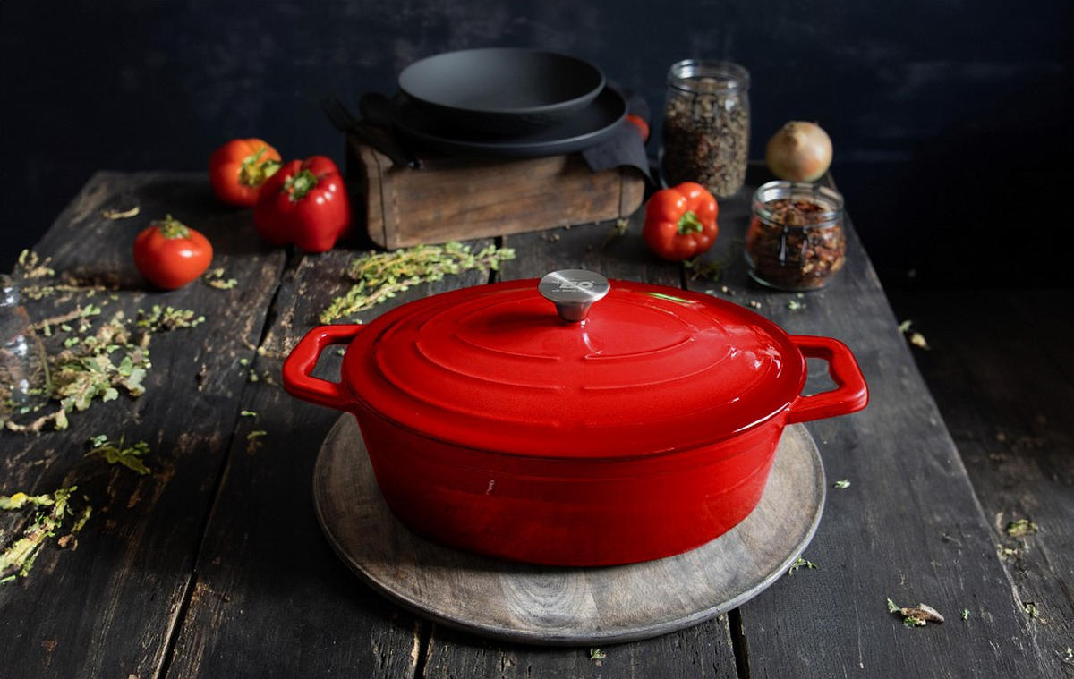 GUSSTOPF 5 L  - KONVENTIONELL, Metall (33cm) - ELO