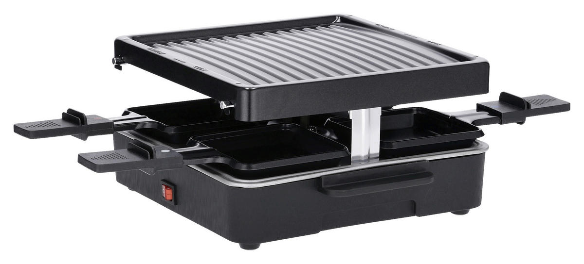 RACLETTE-GRILL  - Schwarz, Basics, Kunststoff (26/40/12,2cm) - Severin