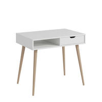 SCHREIBTISCH 90/60/80 cm  in Weiß  - Eichefarben/Weiß, Design, Holzwerkstoff (90/60/80cm) - Livetastic