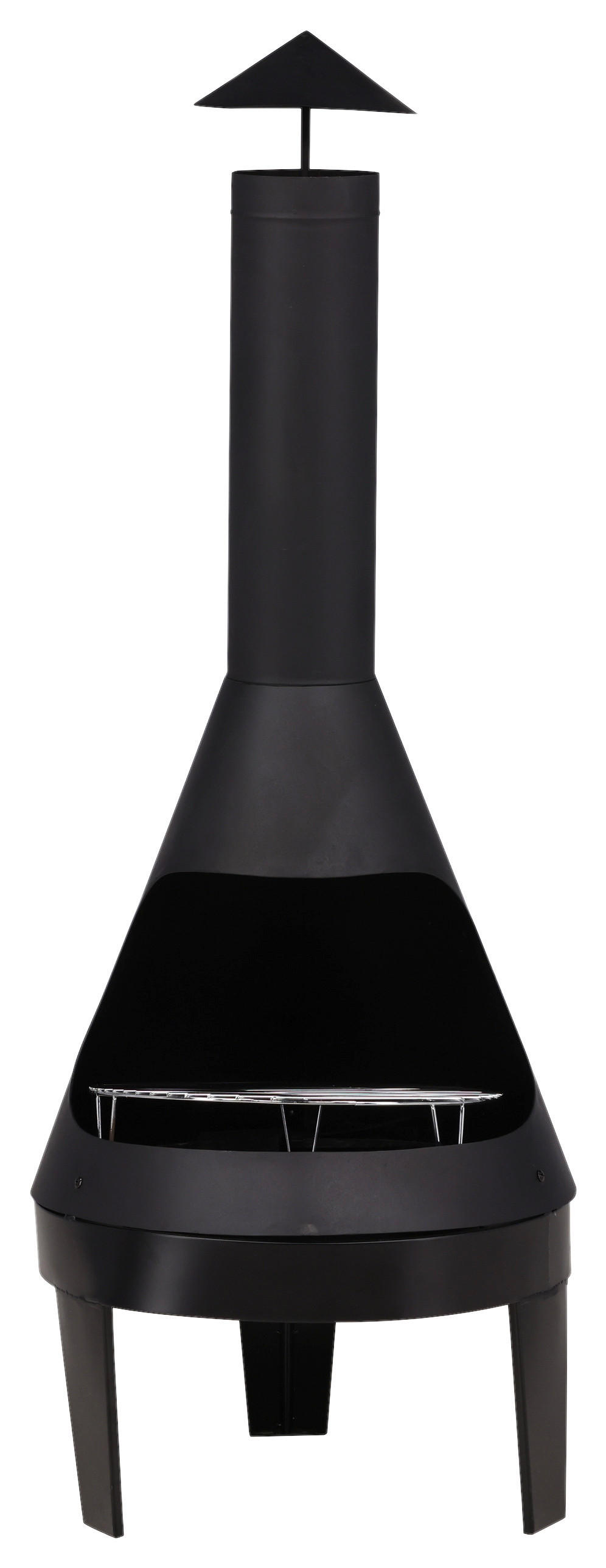 ELDSTAD   - svart, Klassisk, metall (55/152/55cm) - Gardenson