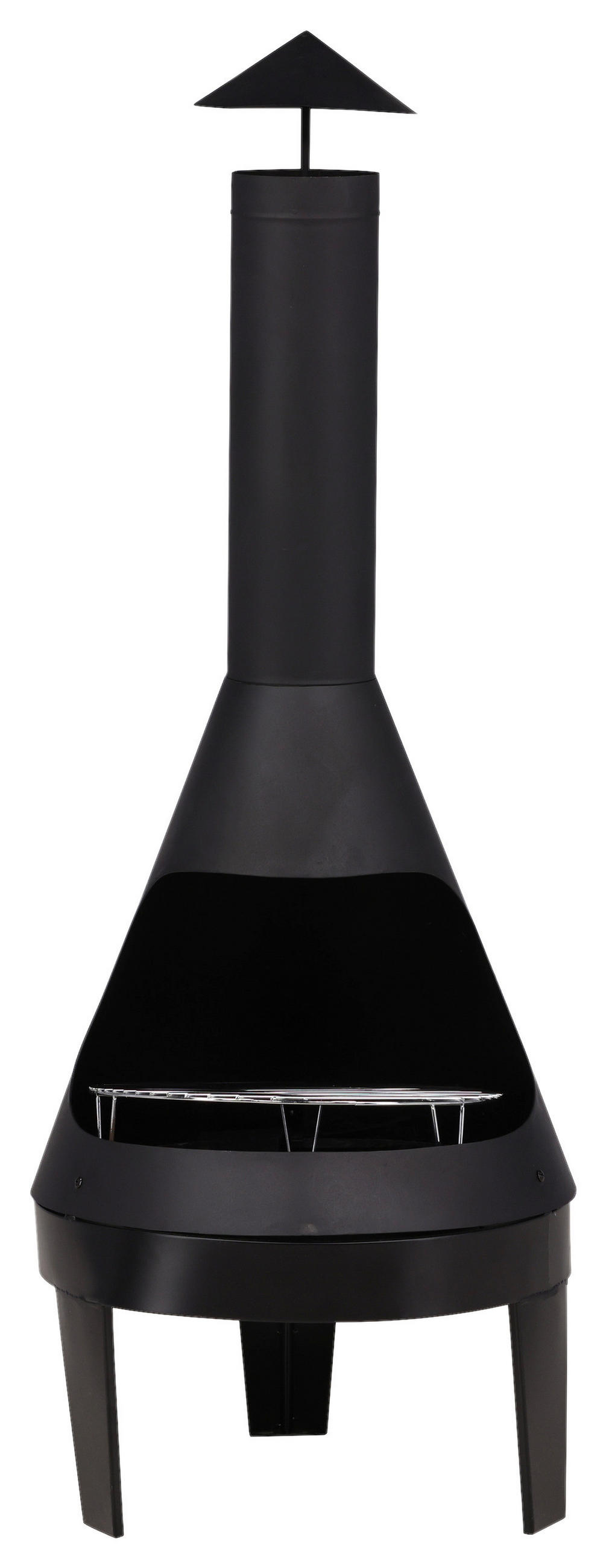 ELDSTAD   - svart, Klassisk, metall (55/152/55cm) - Gardenson