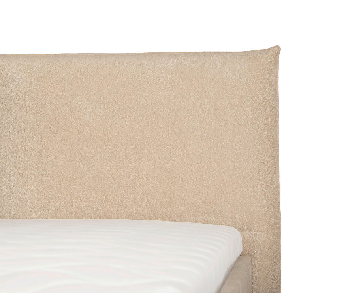 POLSTERBETT Beige 140/200 cm  - Eichefarben/Beige, MODERN, Holz/Textil (140/200cm) - Livetastic