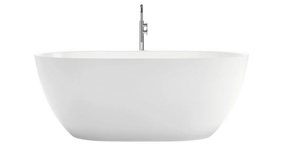 BADEWANNE   - Weiß, Basics, Stein (160/60/74cm) - Novel