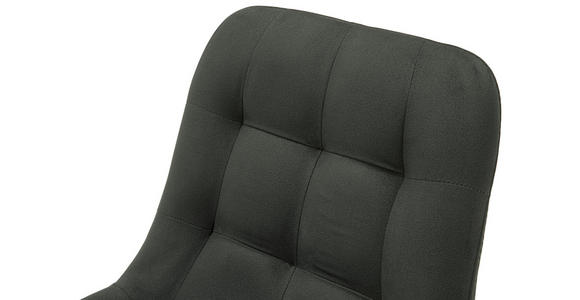 STUHL Flachgewebe Schwarz - Schwarz, KONVENTIONELL, Holz/Textil (56/84/63cm) - Carryhome