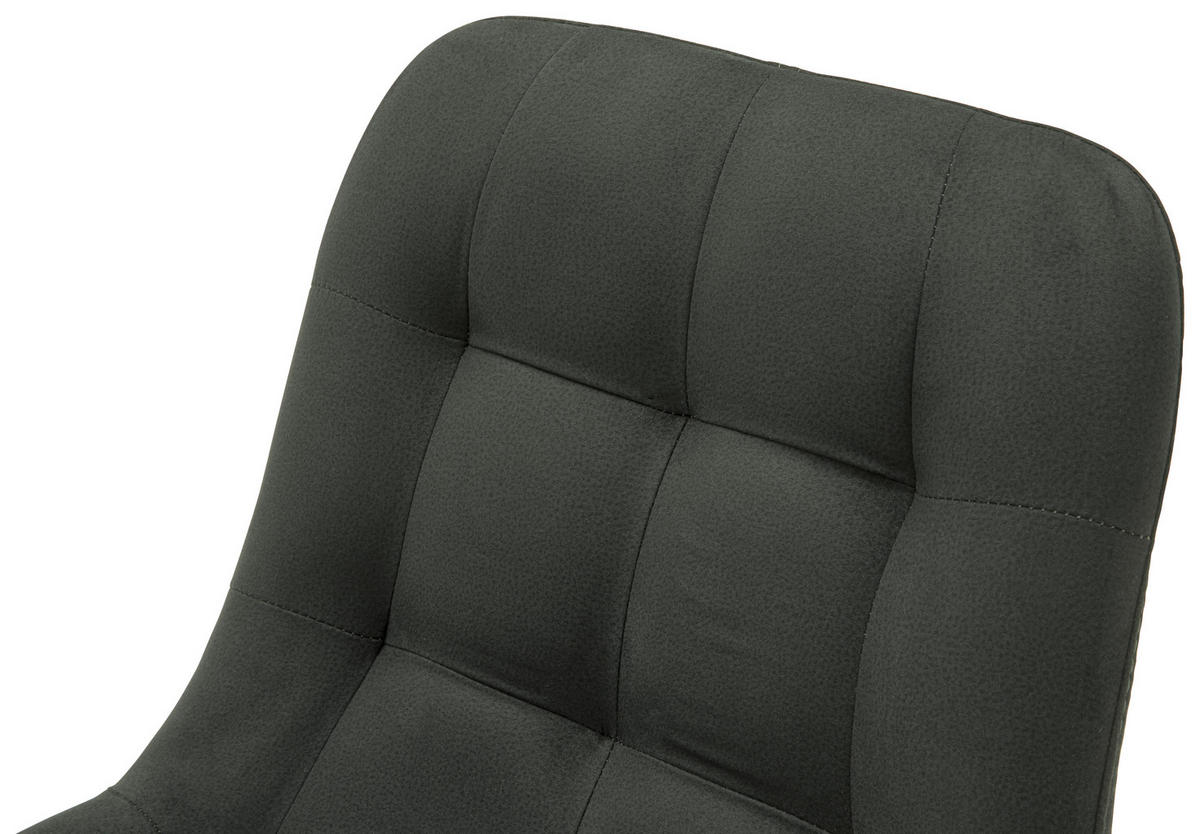 STUHL Flachgewebe Schwarz  - Schwarz, KONVENTIONELL, Holz/Textil (56/84/63cm) - Carryhome