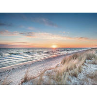 LEINWANDBILD Strand & Meer  - Multicolor, Natur, Holz/Papier (135/100/3cm)