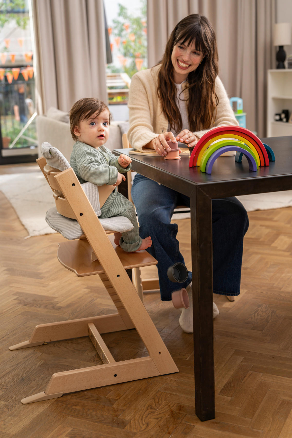 HOCHSTUHL Tripp Trapp Naturfarben Natur  - Naturfarben, Basics, Holz (46/79/49cm) - Stokke